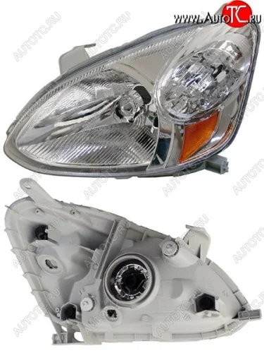 Левая фара SAT Toyota Platz рестайлинг (2002-2005)