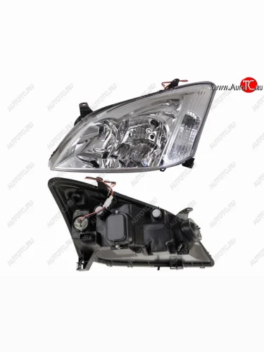 Левая фара SAT Toyota Allex E12# рестайлинг (2002-2004)