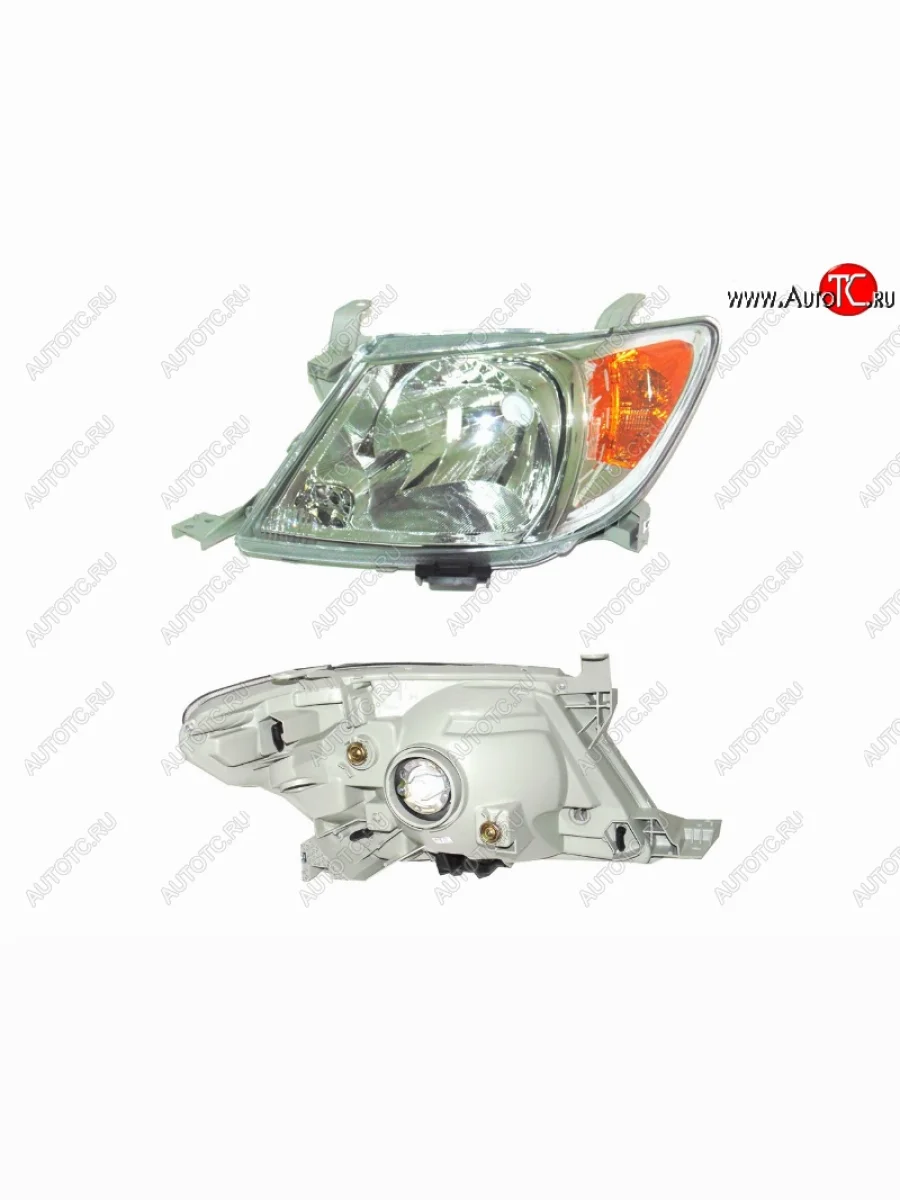 Левая фара SAT Toyota Hilux AN10,AN20 дорестайлинг (2004-2008)  в Самаре Самарской области