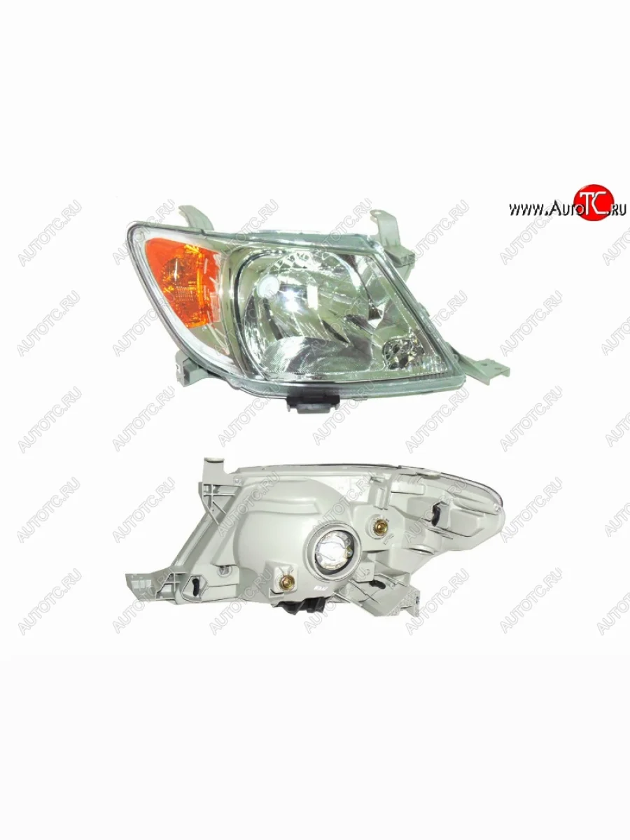 Правая фара SAT Toyota Hilux AN10,AN20 дорестайлинг (2004-2008)  в Самаре Самарской области