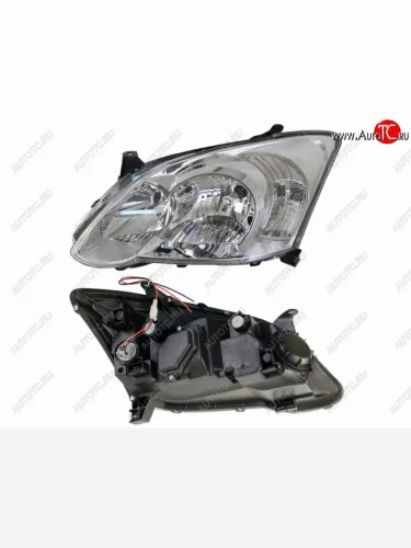 Левая фара SAT Toyota Allex E12# 2-ой рестайлинг (2004-2006)