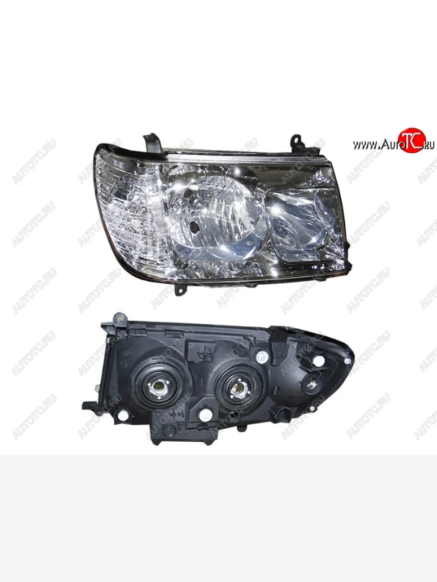 Правая фара (цельная) SAT Toyota Land Cruiser 10 100 2-ой рестайлинг (2005-2007)  в Керчи Республика Крым