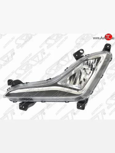 Левая противотуманная фара SAT (не под оправу) Hyundai Elantra MD рестайлинг (2013-2016)