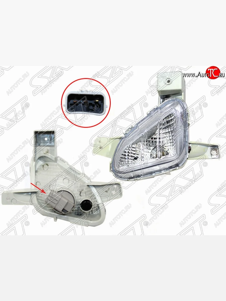 Правая противотуманная фара SAT Hyundai Sonata LF (2017-2019) рестайлинг с доставкой в г. Кемерово