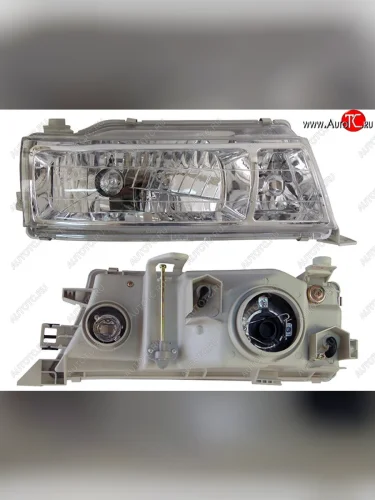 Правая фара (хрусталь) SAT Toyota Chaser 6 X100 дорестайлинг (1992-1996)