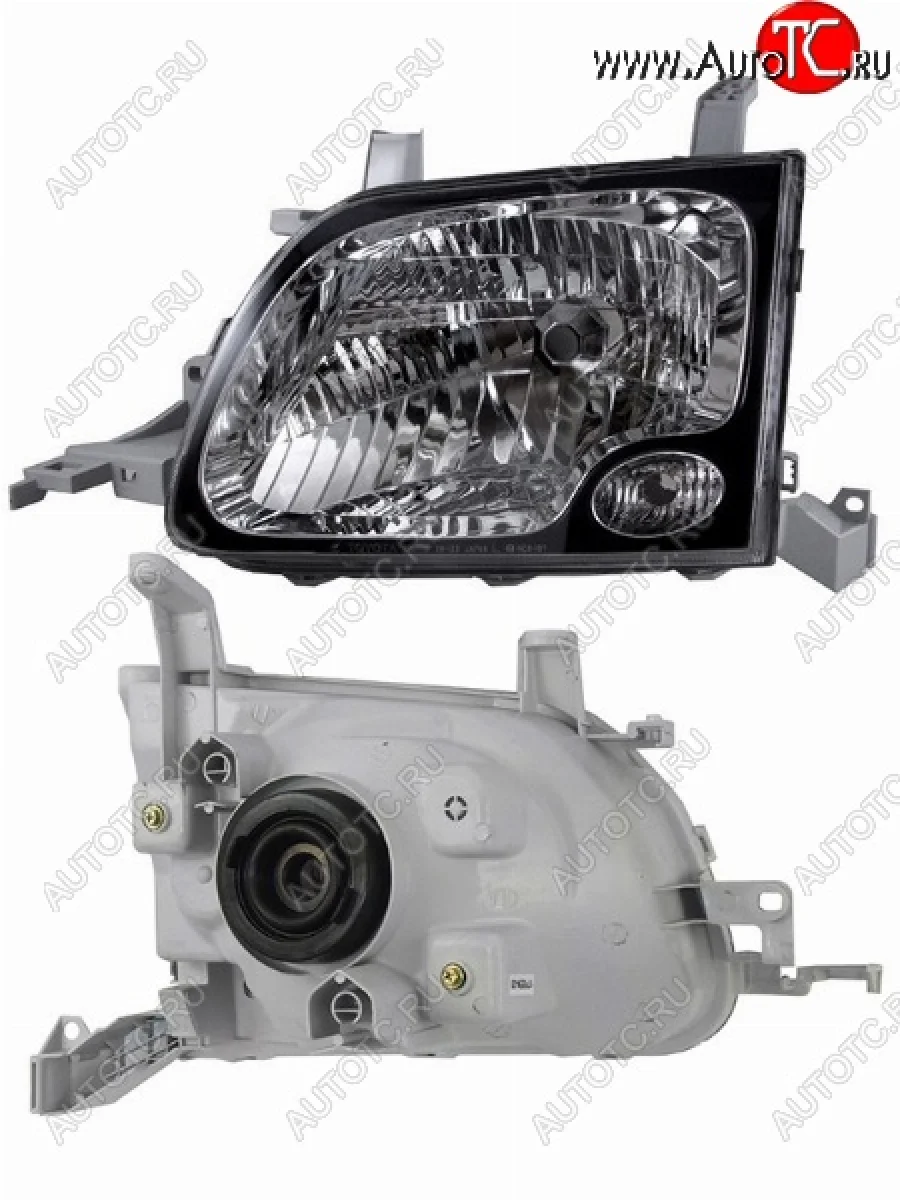 Левая фара (чёрная) SAT Toyota Town Ace 3 (1996-2008) с доставкой в г. Кемерово