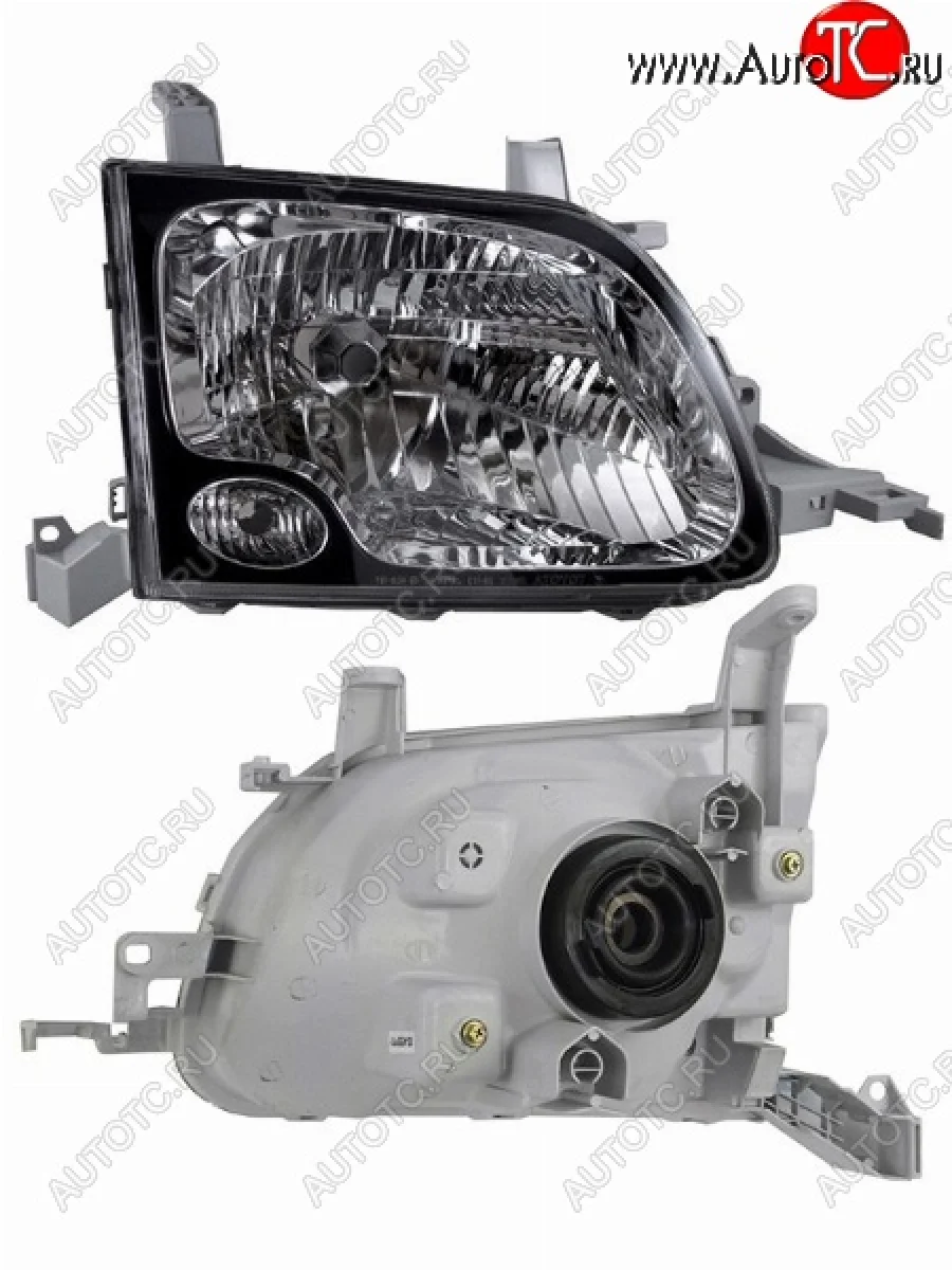 Правая фара (чёрная) SAT Toyota Town Ace 3 (1996-2008) с доставкой в г. Кемерово