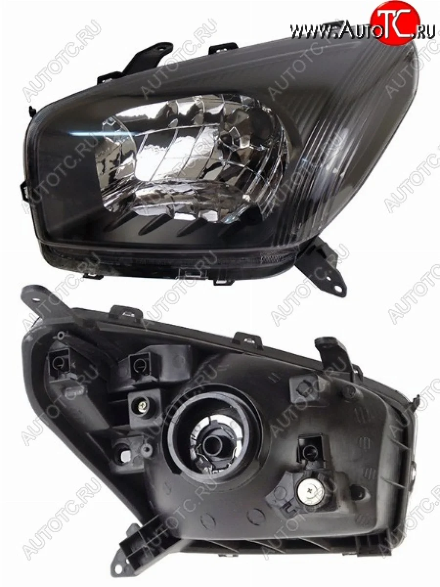 Левая фара (чёрная) SAT Toyota RAV4 CA20 3 дв. дорестайлинг (2000-2003)  в Самаре Самарской области