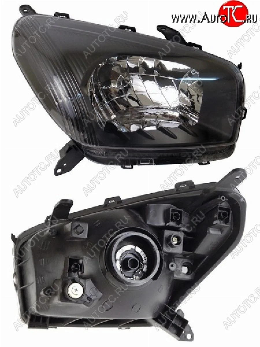 Правая фара (чёрная) SAT Toyota RAV4 CA20 3 дв. дорестайлинг (2000-2003)  в Самаре Самарской области