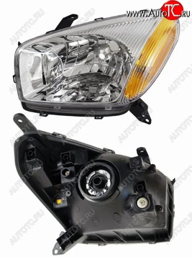 Левая фара (желтый поворот) SAT Toyota RAV4 CA20 3 дв. дорестайлинг (2000-2003)