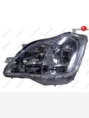 Левая фара (под ксенон, с электрокорректором) SAT Toyota Crown  S180 (2005-2008) седан рестайлинг