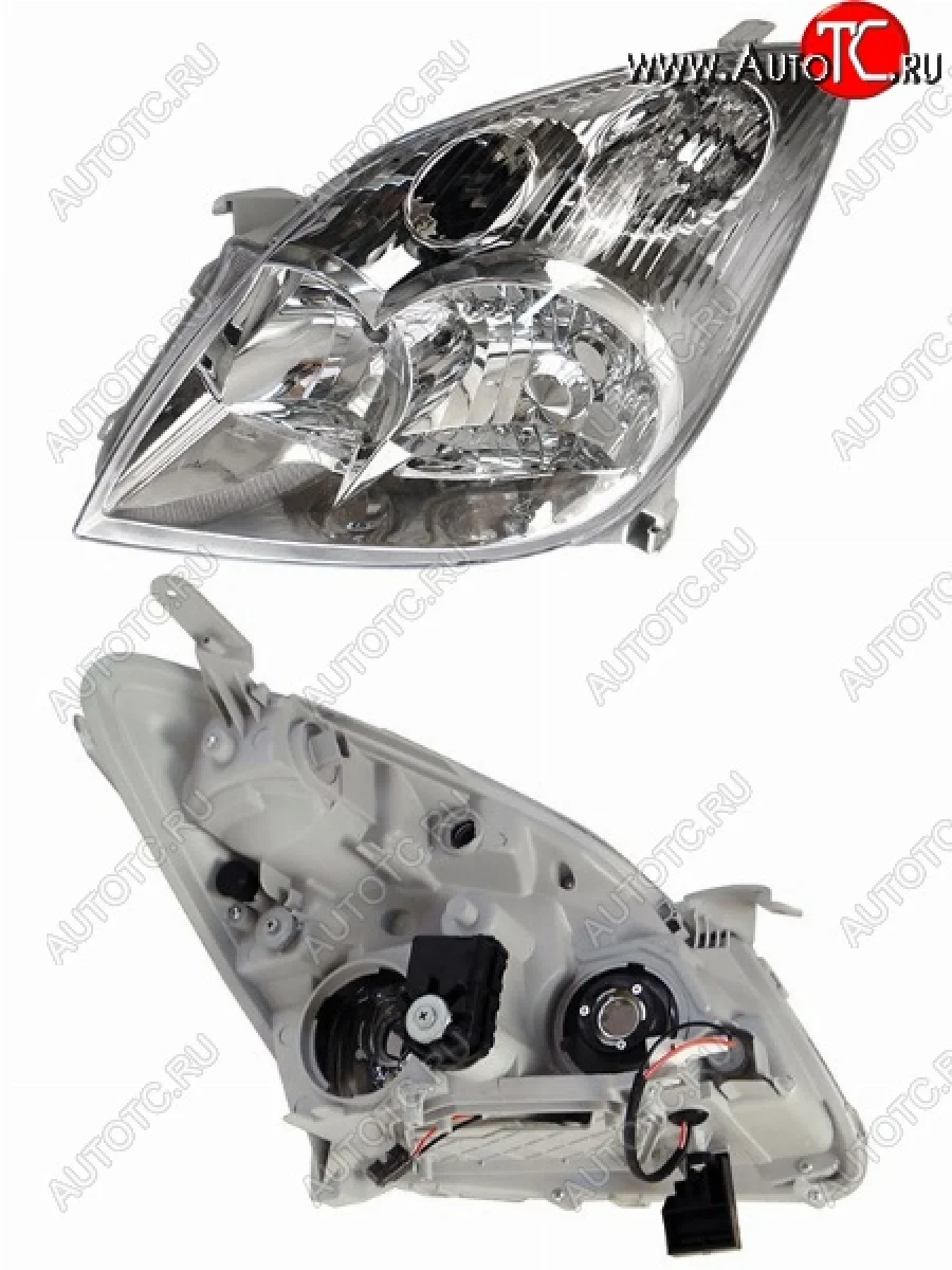 Левая фара (рестайлинг) SAT Toyota Corolla Spacio E120 рестайлинг (2003-2007)  в Самаре Самарской области