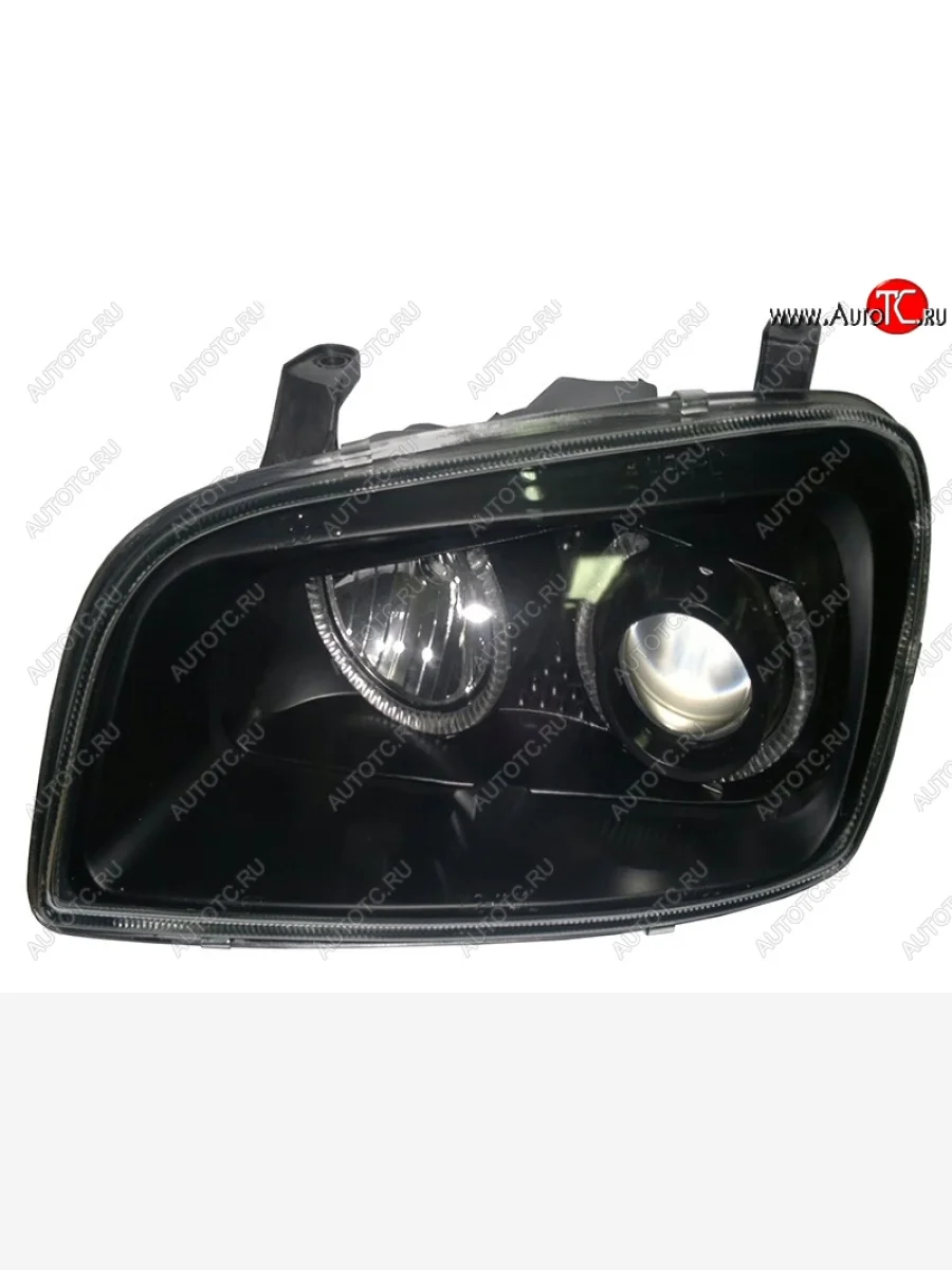 Левая фара (чёрная/линза) SAT Toyota RAV4 XA10 3 дв. дорестайлинг (1994-1997)  в Керчи Республика Крым