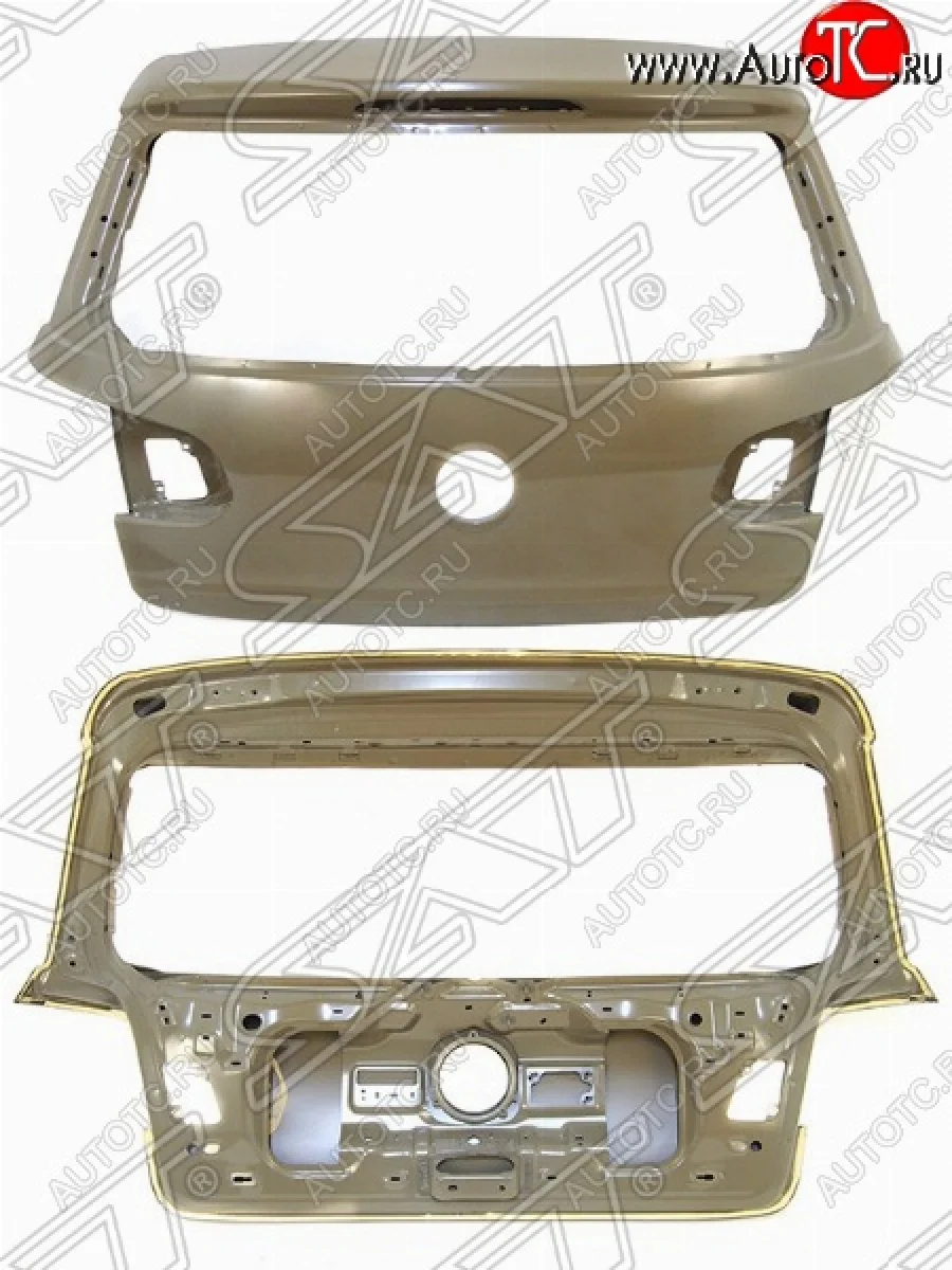 Дверь багажника SAT  Volkswagen Golf (2008-2014) 6 Mk6 (Неокрашенная)  в Самаре Самарской области