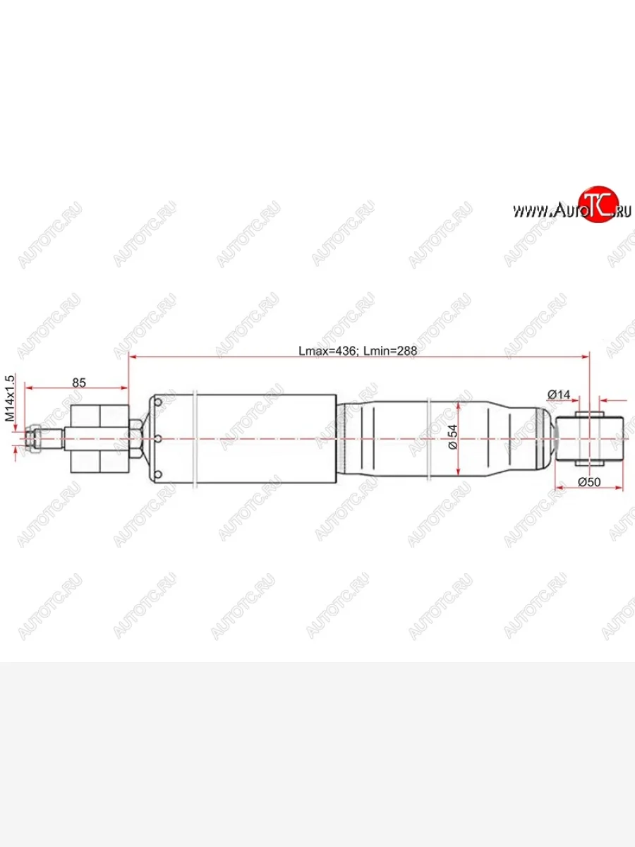 Амортизатор передний LH=RH SAT Toyota Land Cruiser 10 100 дорестайлинг (1998-2002)  в Керчи Республика Крым