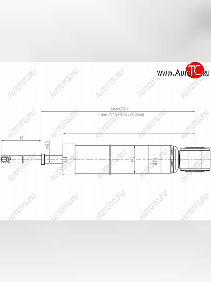 Амортизатор задний LH=RH SAT Toyota Noah 1 дорестайлинг (2001-2004)  в Самаре Самарской области