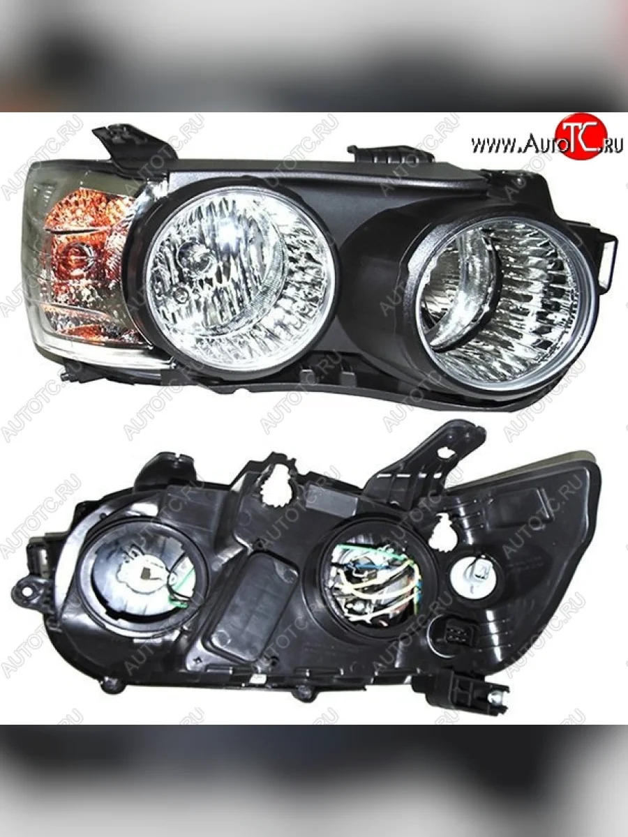 Правая передняя фара SAT (окантовка черная) Chevrolet Aveo T300 хэтчбек (2011-2015)  в Керчи Республика Крым