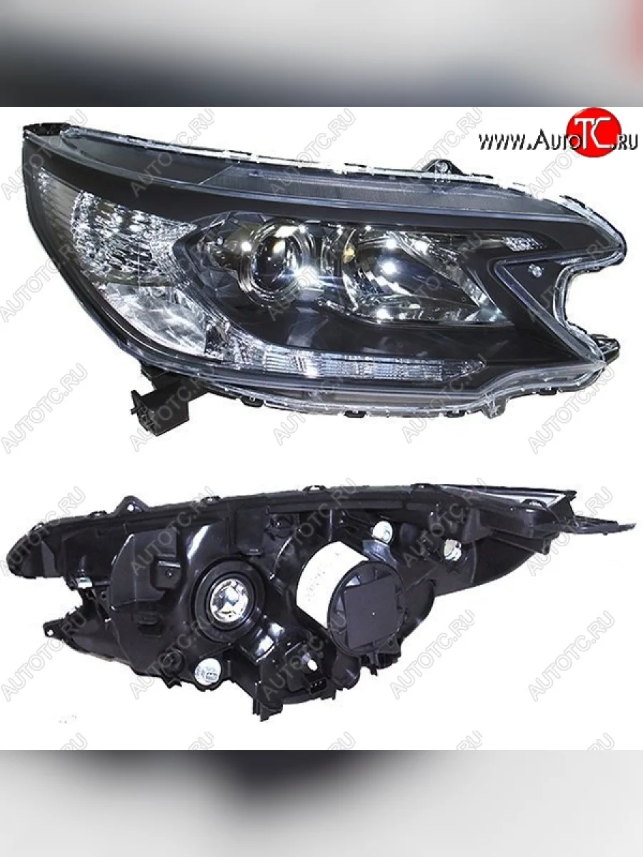 Правая фара SAT Honda CR-V RM1,RM3,RM4 дорестайлинг (2012-2015) (Под ксенон, с электрокорректором)  в Керчи Республика Крым