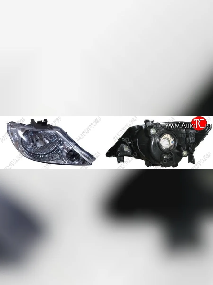 Правая фара SAT (Евросвет) Honda Fit Aria GD дорестайлинг седан (2002-2005) с доставкой в г. Кемерово