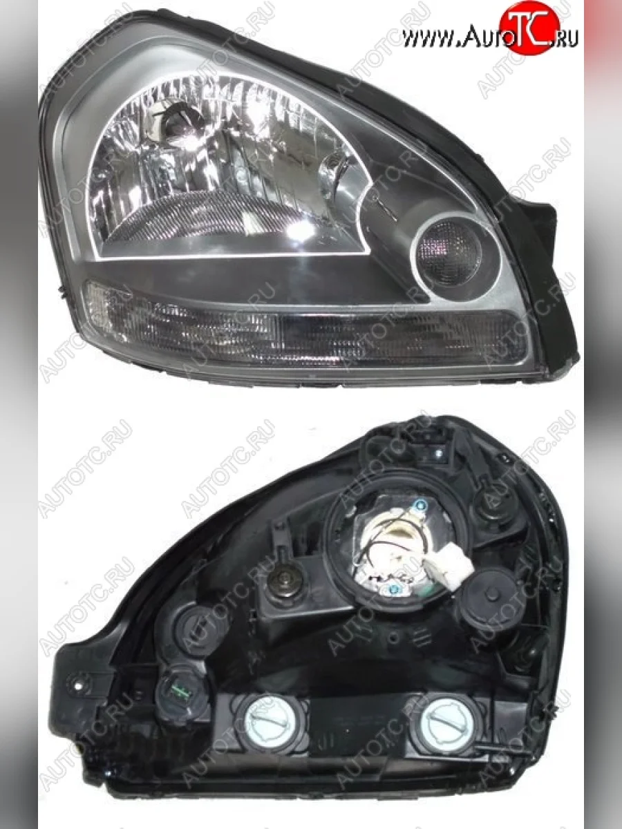Правая фара SAT Hyundai Tucson JM (2004-2010)  в Самаре Самарской области