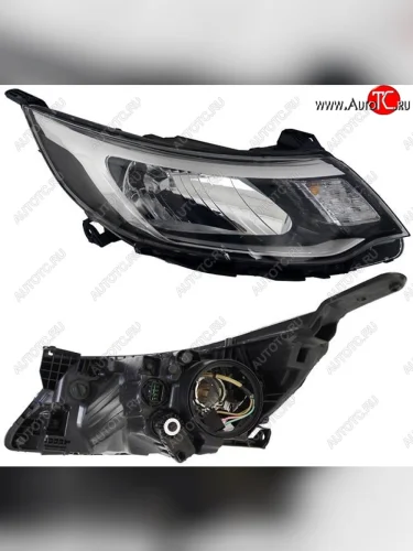 Правая передняя фара SAT (под корректор) KIA Rio 3 QB рестайлинг седан (2015-2017)