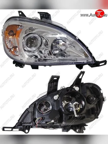 Правая фара SAT (белый поворот) Mercedes-Benz ML class W163 рестайлинг (2001-2005)