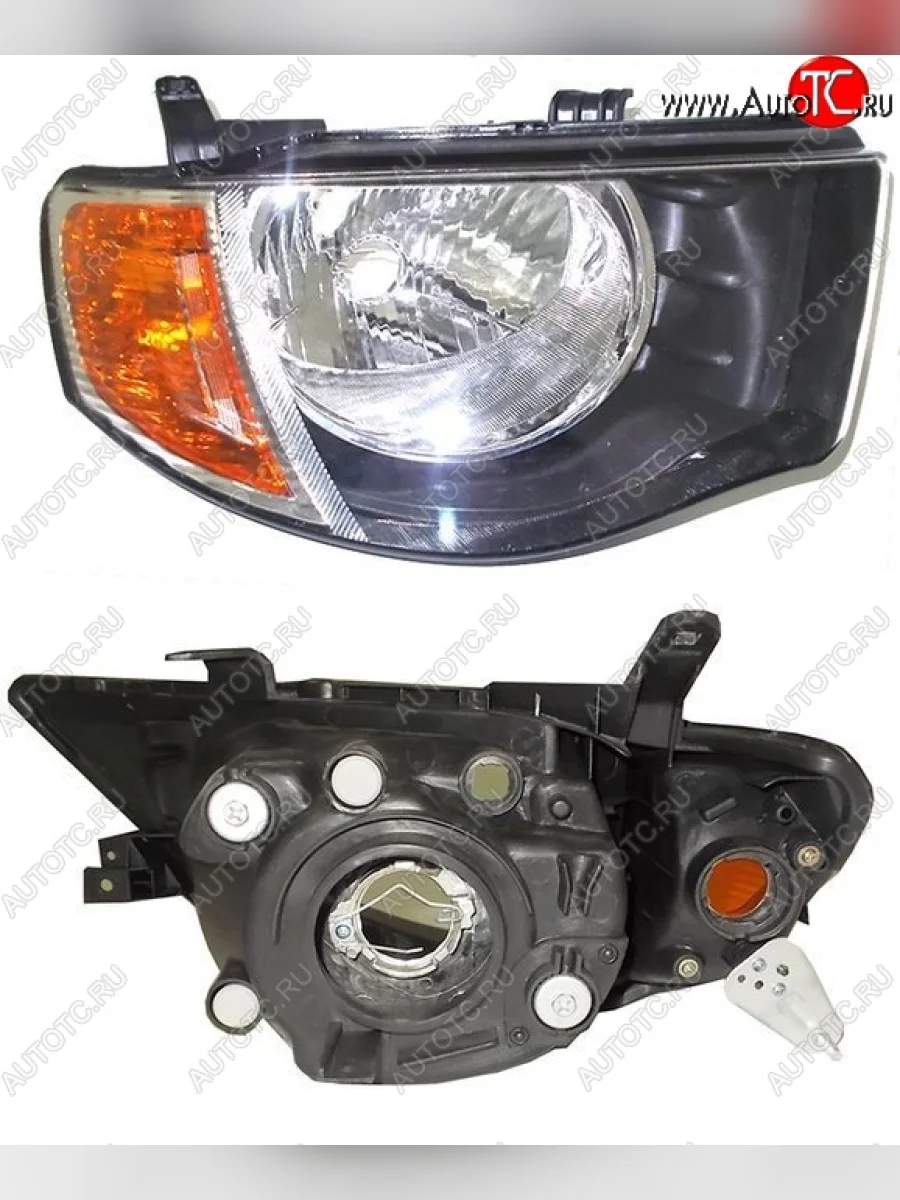 Правая передняя фара SAT Mitsubishi L200 ( 4, 5 KK,KL) (2006-2022) дорестайлинг, рестайлинг с доставкой в г. Кемерово