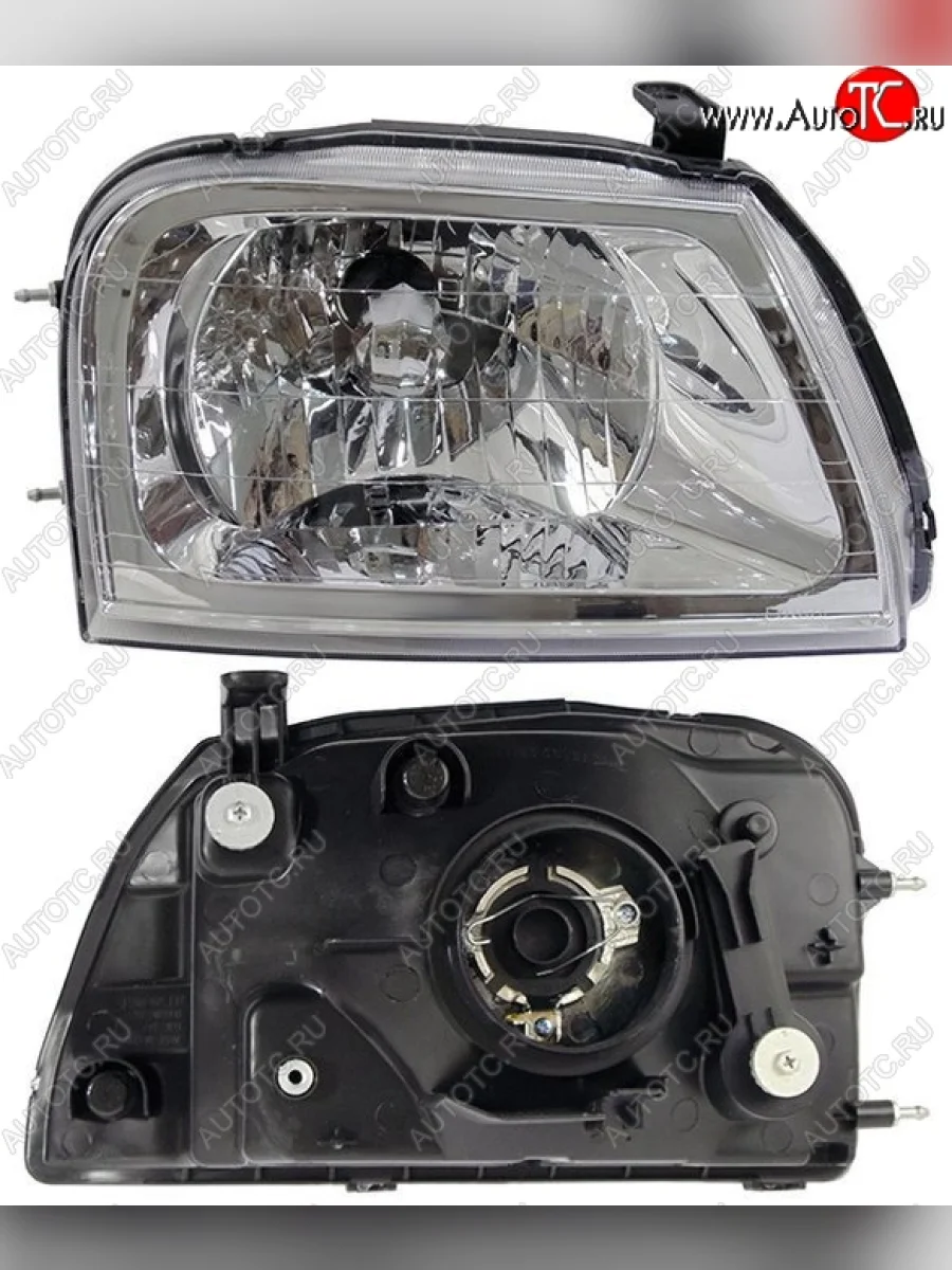Правая передняя фара SAT Mitsubishi L200 ( 3 K6T-K7T, 3 K74T) (1996-2006) дорестайлинг, рестайлинг с доставкой в г. Кемерово