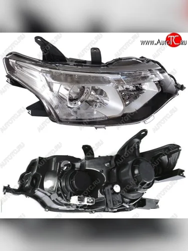 Правая фара SAT (под ксенон) Mitsubishi Outlander GF дорестайлинг (2012-2014)