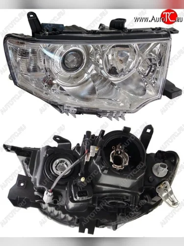 Правая фара SAT (под ксенон) Mitsubishi Pajero Sport PB дорестайлинг (2008-2013)