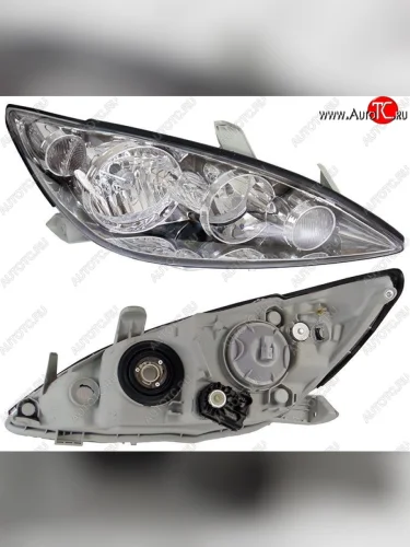Правая фара SAT (длинное ухо) Toyota Camry XV30 рестайлинг (2004-2006)
