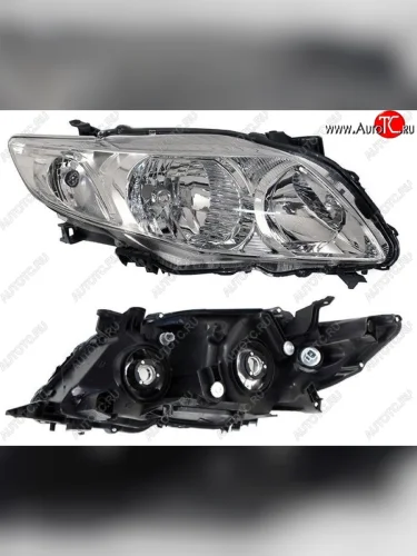 Правая фара SAT Toyota Corolla E140 седан дорестайлинг (2007-2010)