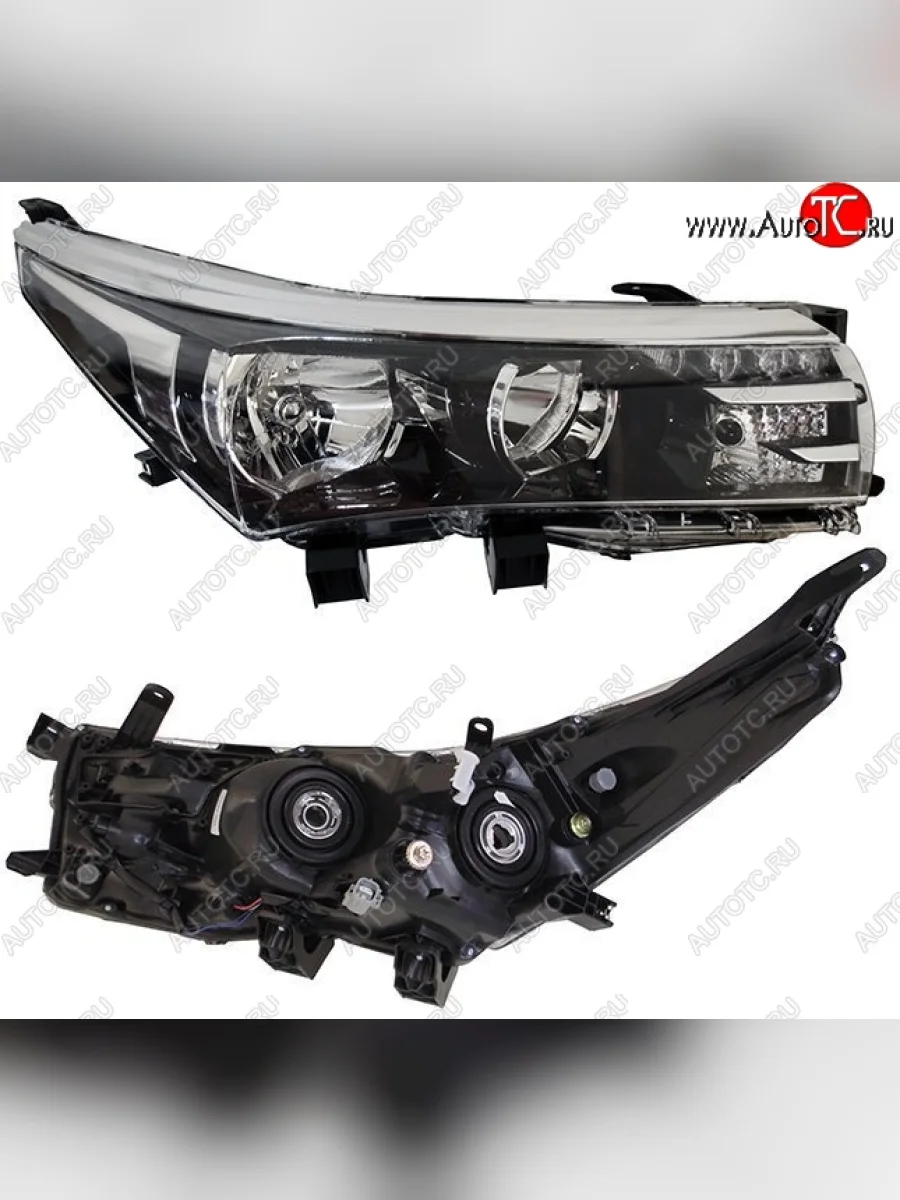 Правая фара SAT (диодная) Toyota Corolla E180 дорестайлинг (2013-2016)  в Перми Пермском крае