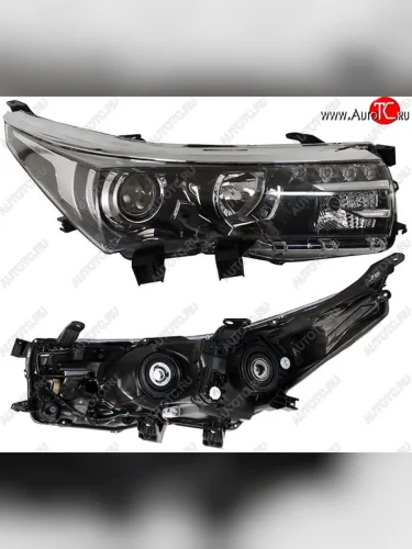 Правая фара SAT (диод/линза) Toyota Corolla E180 дорестайлинг (2013-2016)