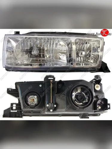 Правая фара SAT (хрусталь) Toyota Cresta X90 (1992-1996)