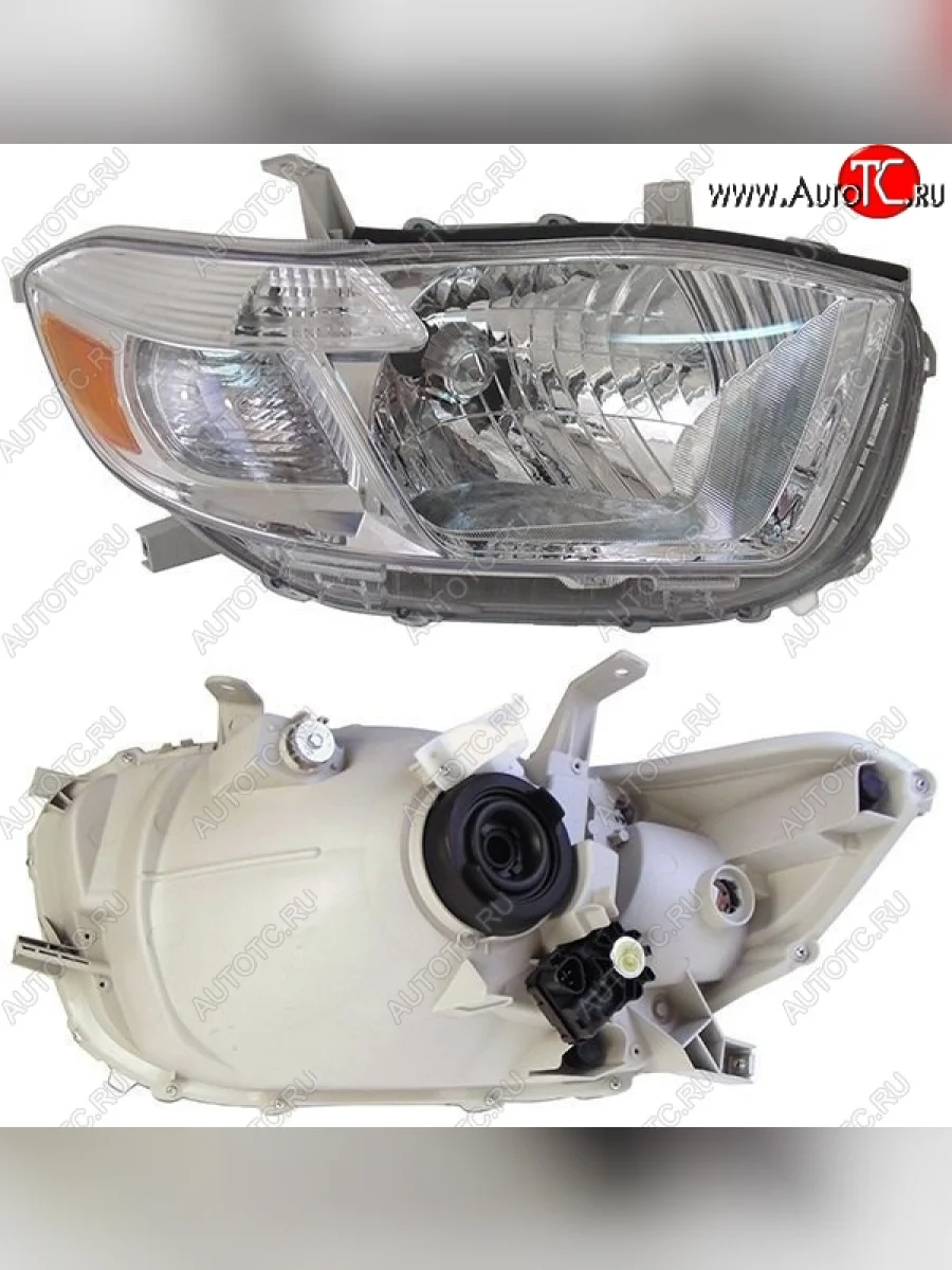 Правая фара SAT Toyota Highlander XU40 дорестайлинг (2007-2010)  в Самаре Самарской области