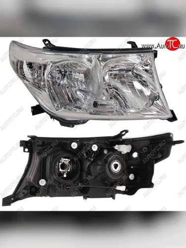 Правая фара SAT (под ксенон) Toyota Land Cruiser 200 дорестайлинг (2007-2012)