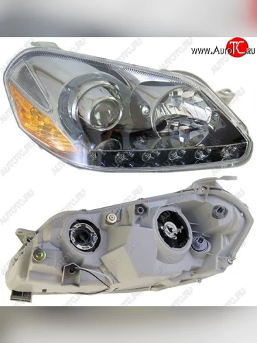 Правая фара SAT (линза) Toyota Mark 2 X110 седан дорестайлинг (2000-2002)