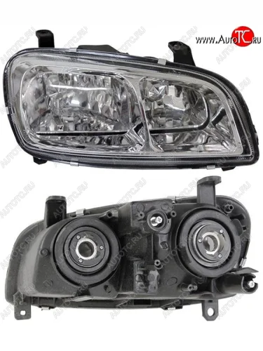 Правая фара SAT (хрусталь) Toyota RAV4 XA10 3 дв. дорестайлинг (1994-1997)