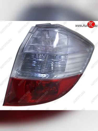Правый фонарь задний SAT (белый) Honda Fit GE дорестайлинг (2007-2010)