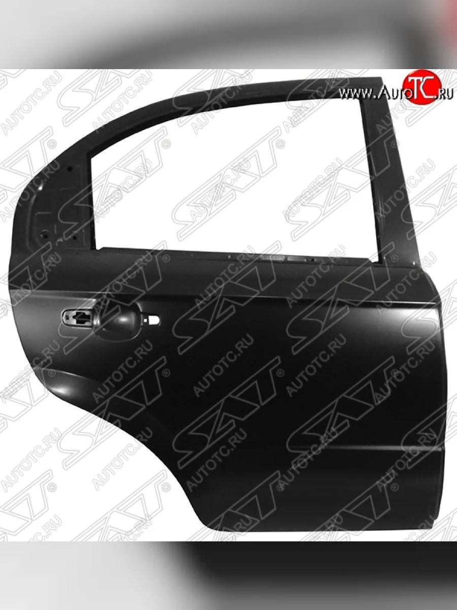 Правая задняя дверь SAT Chevrolet Aveo T250 седан рестайлинг (2006-2011) (Неокрашенная)  в Перми Пермском крае