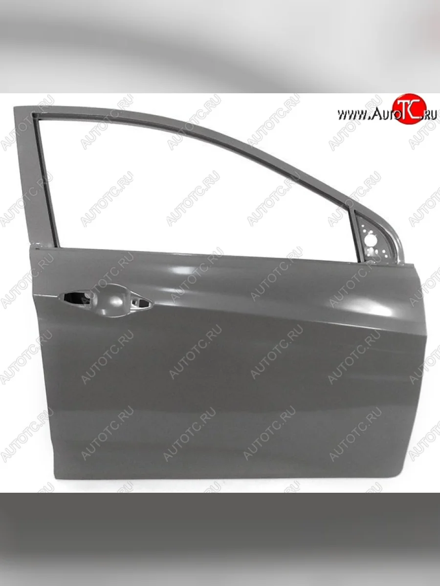 Правая дверь передняя SAT Hyundai Solaris RBr хэтчбэк дорестайлинг (2010-2014) (Неокрашенная)  в Перми Пермском крае