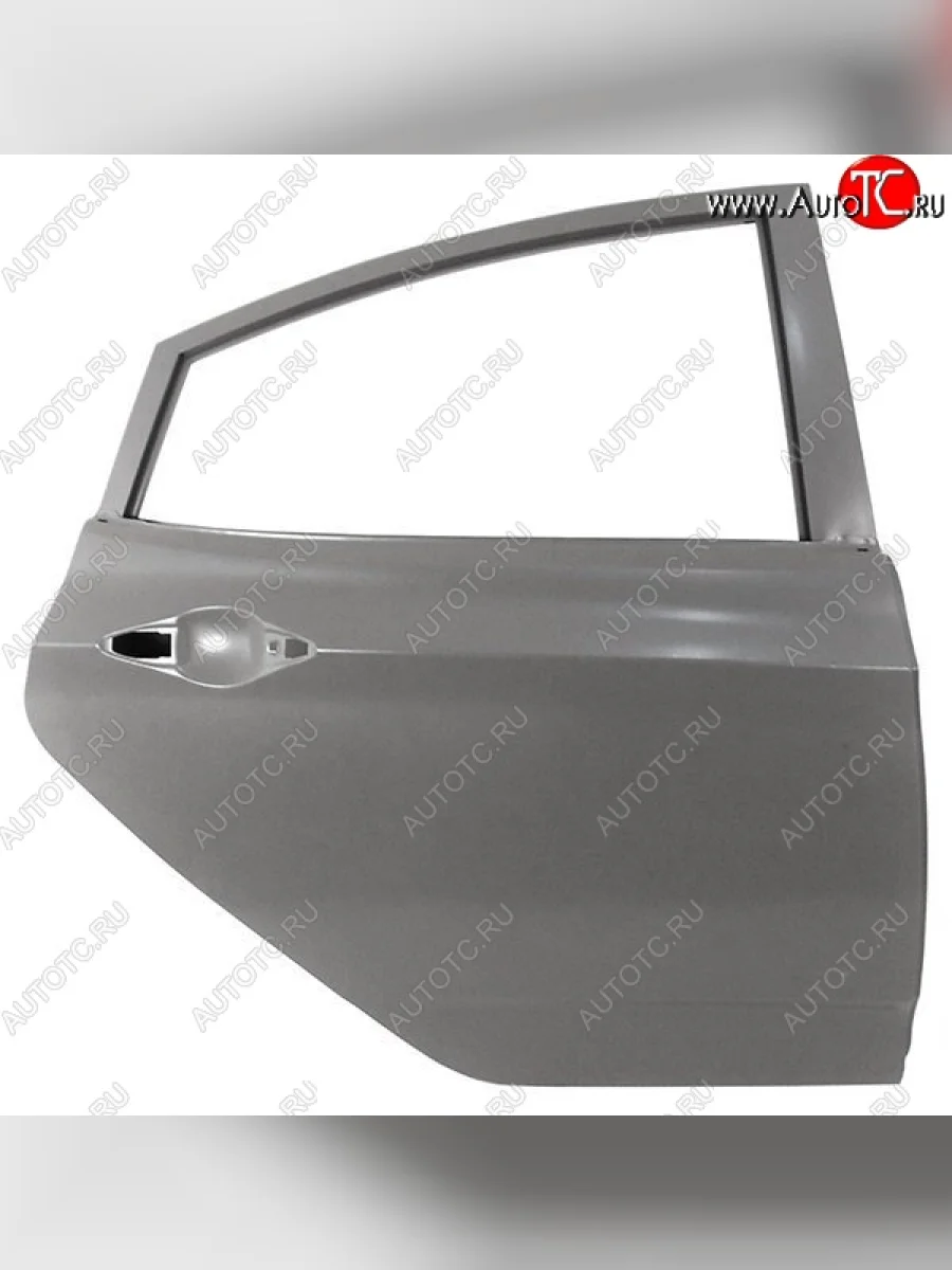 Правая дверь задняя SAT Hyundai Solaris RBr седан рестайлинг (2014-2017) (Неокрашенная)  в Самаре Самарской области