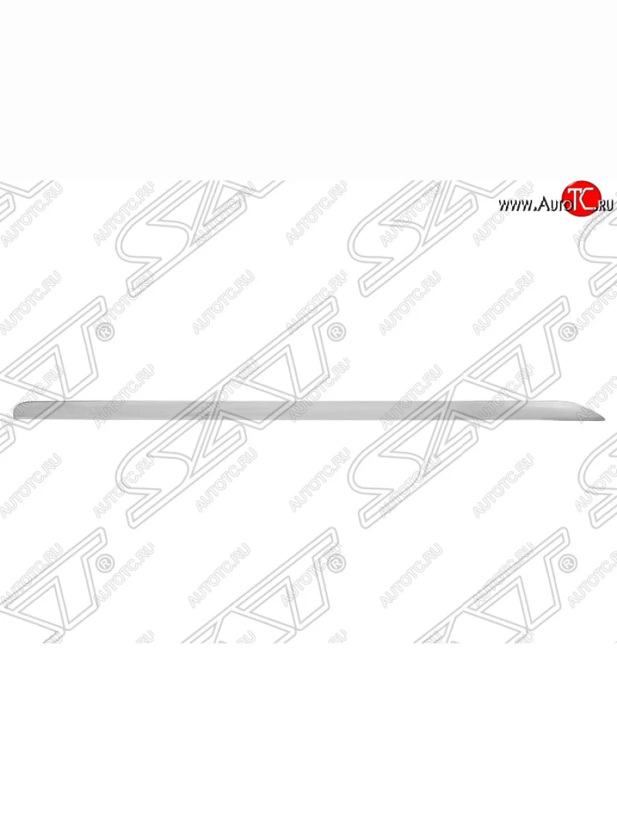 Левый молдинг на передний бампер SAT (хром)  Audi A6 (2008-2010) C6  в Самаре Самарской области