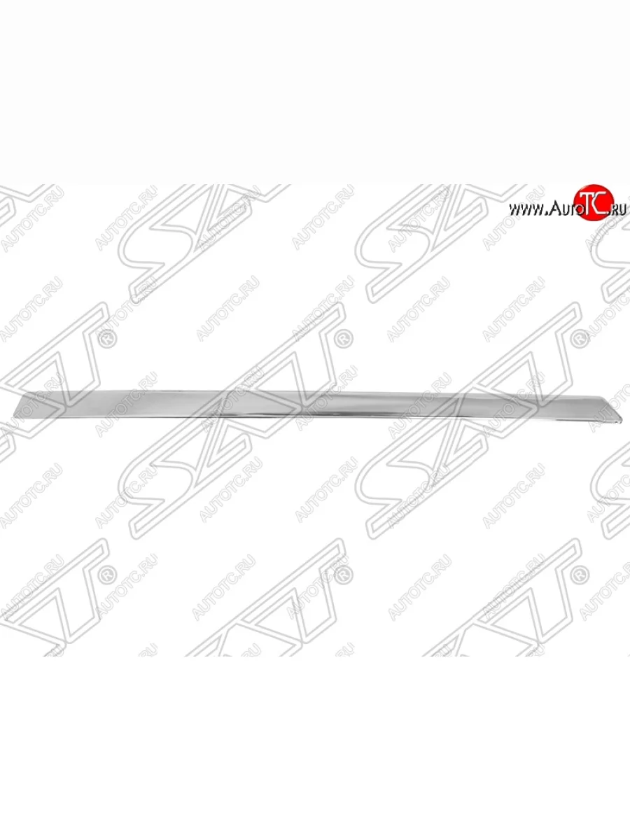 Правый молдинг переднего бампера SAT (хром) Audi Q7 4L рестайлинг (2009-2015)  в Керчи Республика Крым