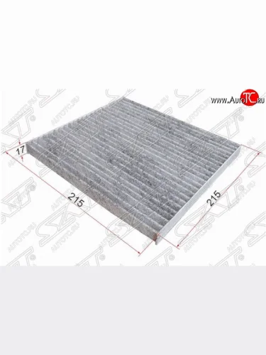 Фильтр салона (215*215*17) SAT (Угольный) Lexus RX300  XU30 (2003-2006), Lexus RX350  XU30 (2003-2006), Toyota Estima  AHR10,XR30, XR40 (2000-2006), Toyota Harrier  XU30 (2003-2013), Toyota Ipsum  ACM20 (2001-2009), Toyota Land Cruiser Prado  J120 (2002-2009)