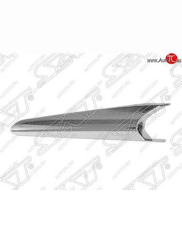 Левый молдинг на передний бампер SAT (хром) Mazda 3/Axela BM дорестайлинг, хэтчбэк (2013-2016)