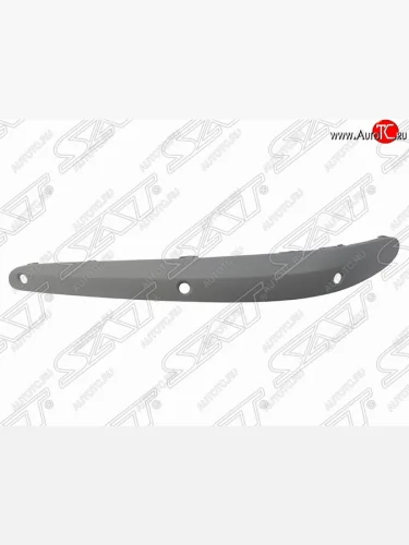 Левый молдинг на передний бампер SAT (под сонары, ELEGANCE) Mercedes-Benz E-Class  W211 (2002-2006) дорестайлинг седан