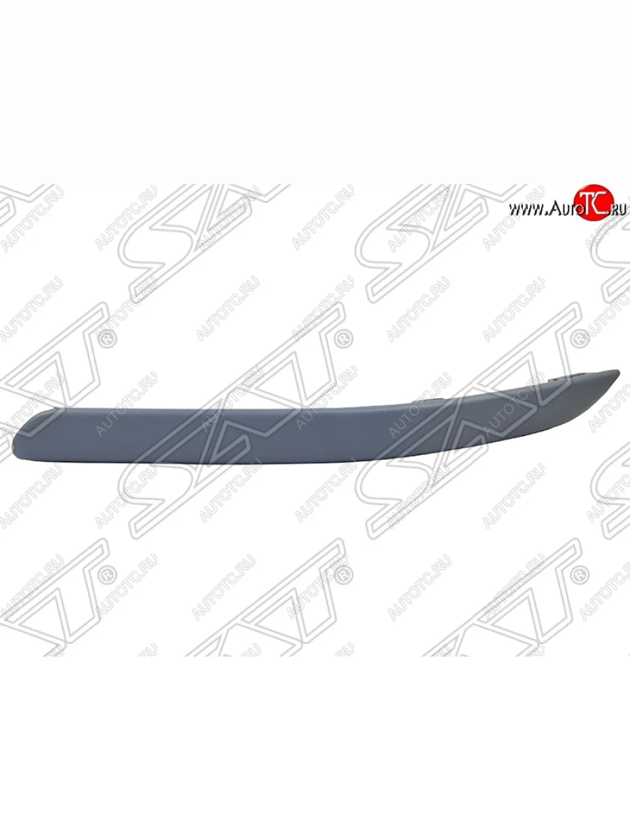 Левый молдинг на передний бампер SAT  Toyota Avensis (2006-2008) T250 седан, T250 универсал (Неокрашенный)  в Самаре Самарской области