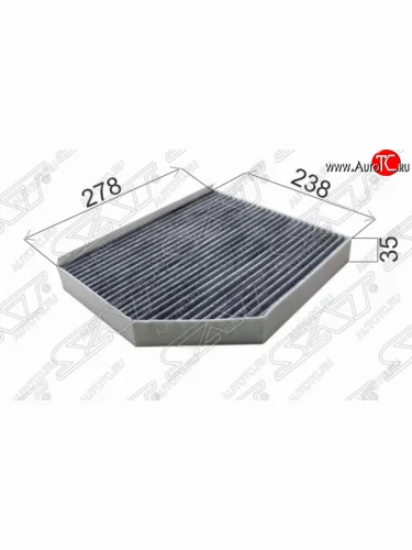 Фильтр салона SAT (угольный) Audi A4  B7 (2004-2008), Audi A5  8T (2007-2011), Audi Q5 ( 8R,  FY) (2008-2022), Porsche Macan  95B (2013-2019)